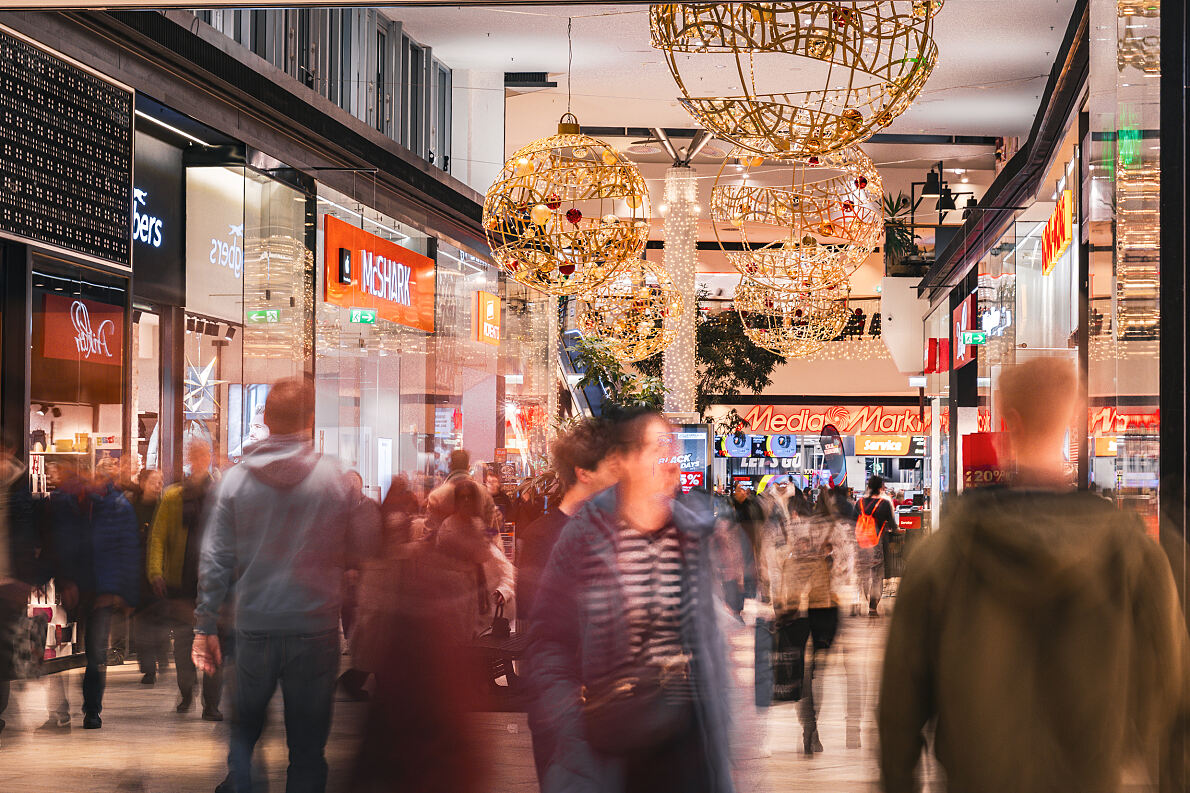 Hohe Frequenz auch am 2. Adventwochenende in den SES Shopping-Centern.